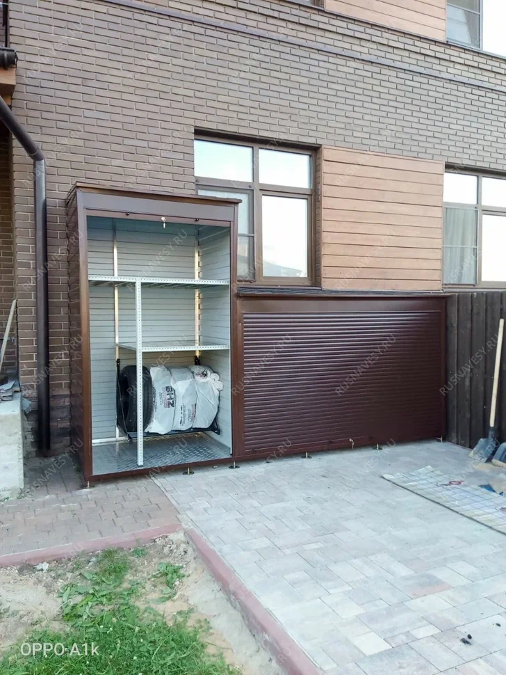 Металлический шкаф 1,20x2,40 разборный фото 8